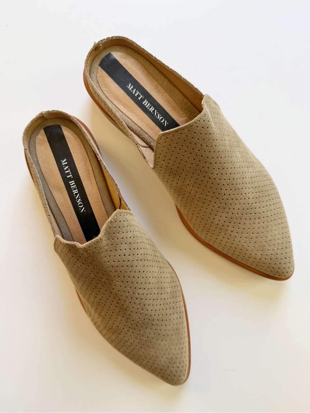 sale | matt bernson | perforated mules - Picture 2 of 10